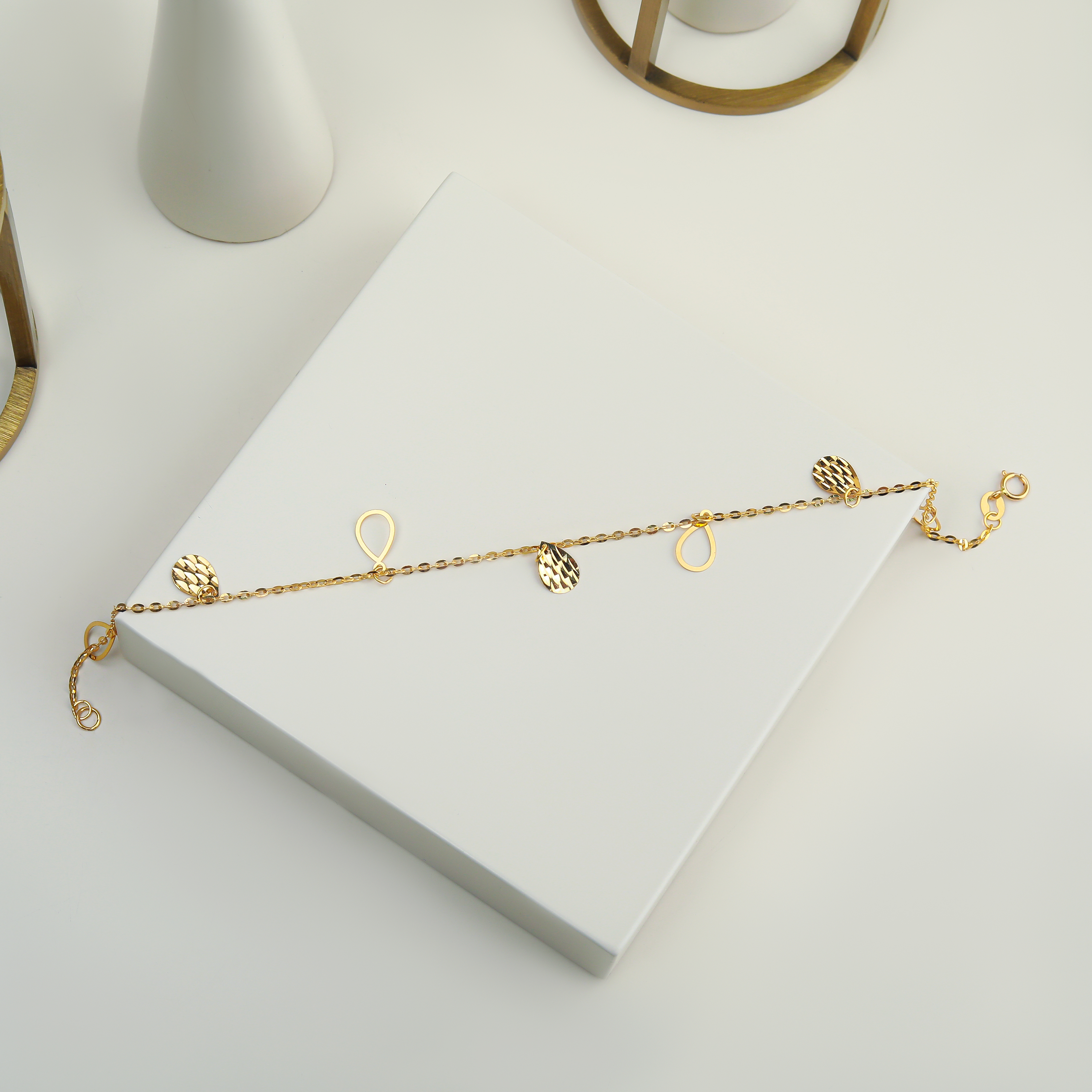 21 karat gold bracelet, Turkish made - (H-0888)